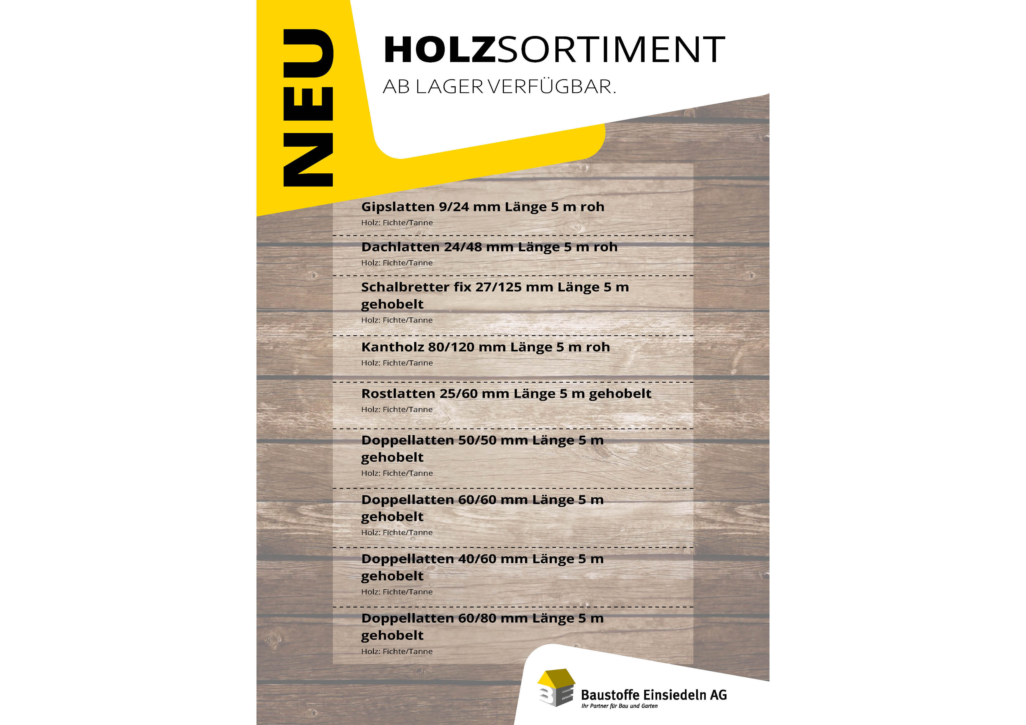 Holz Flyer