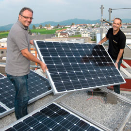 BE Baustoffe Einsiedeln AG Solarstrom Peter Schoenbaechler